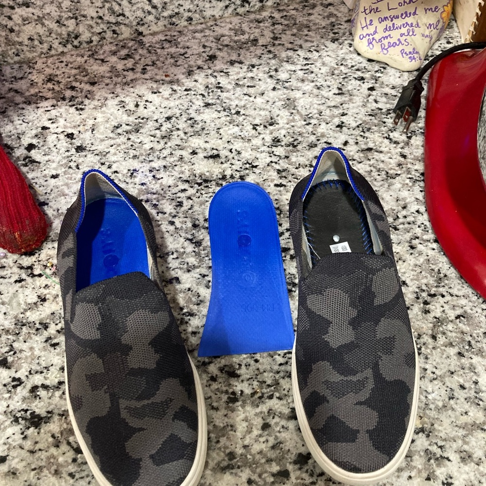 Rothy's Gray Slip-On Sneakers